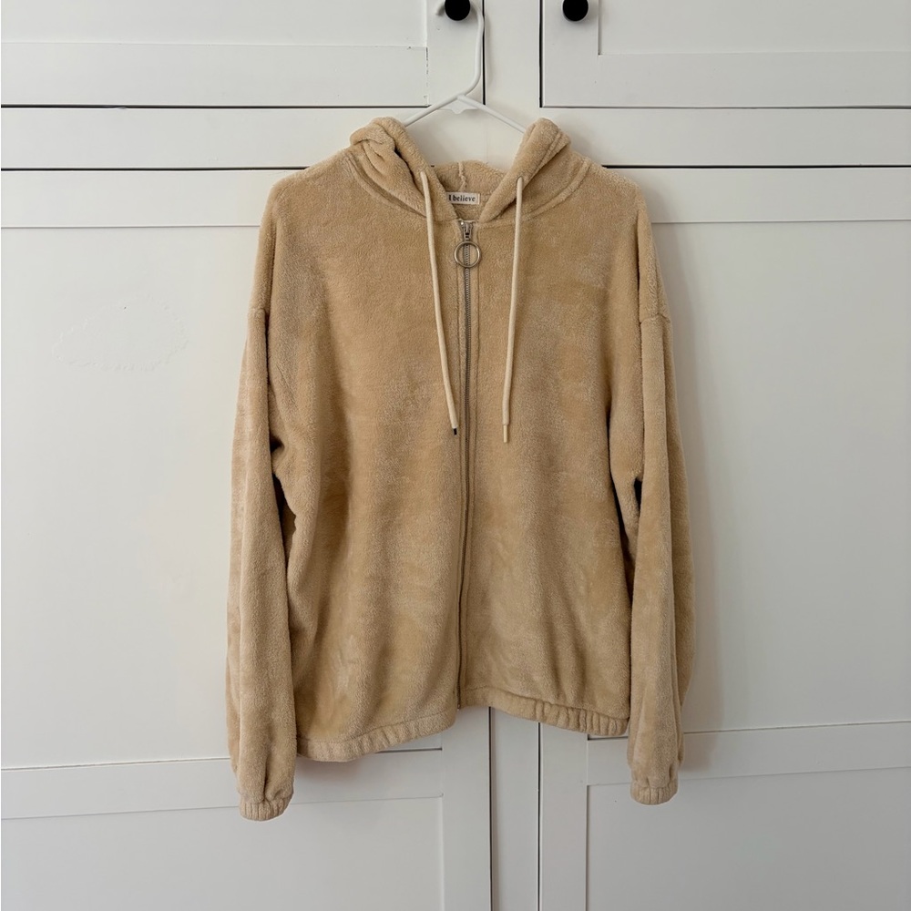 I believe Cream Teddy Zip Up Jacket